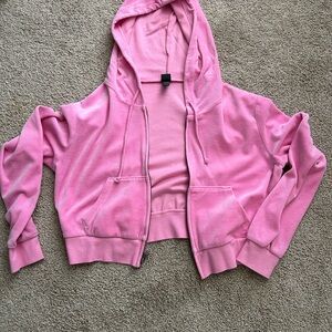 Pink Hooded Sweatshirt
